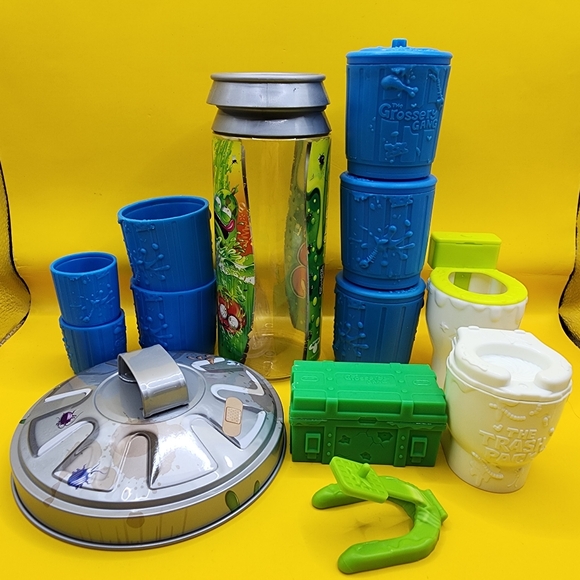 moose toys Other - Grossery Gang Accessories Lot Toilets Dumpster Trash Cans